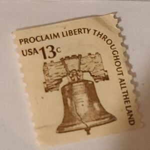Vintage Liberty Bell Stamp -